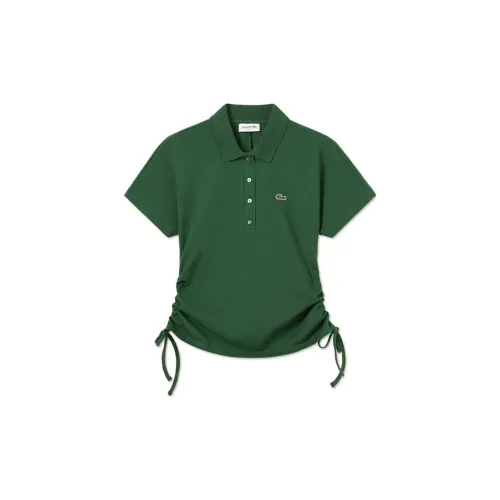 LACOSTE SS25 Polo Shirt Women's Crocodile Green