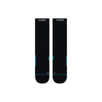 Stance Running Socks Unisex 1 Pack Black
