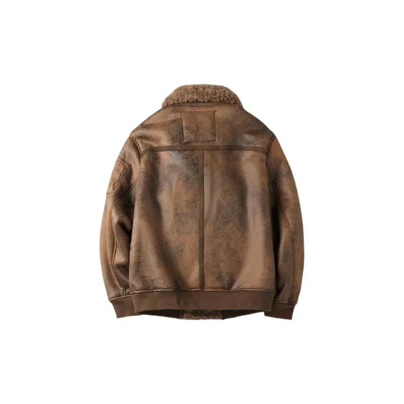 RKVC Leather Jacket Unisex Coffee-4