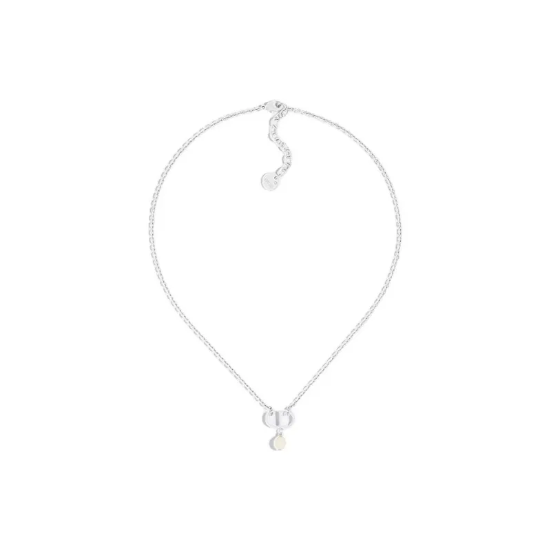 DIOR Metal Necklaces Women's Silver-1