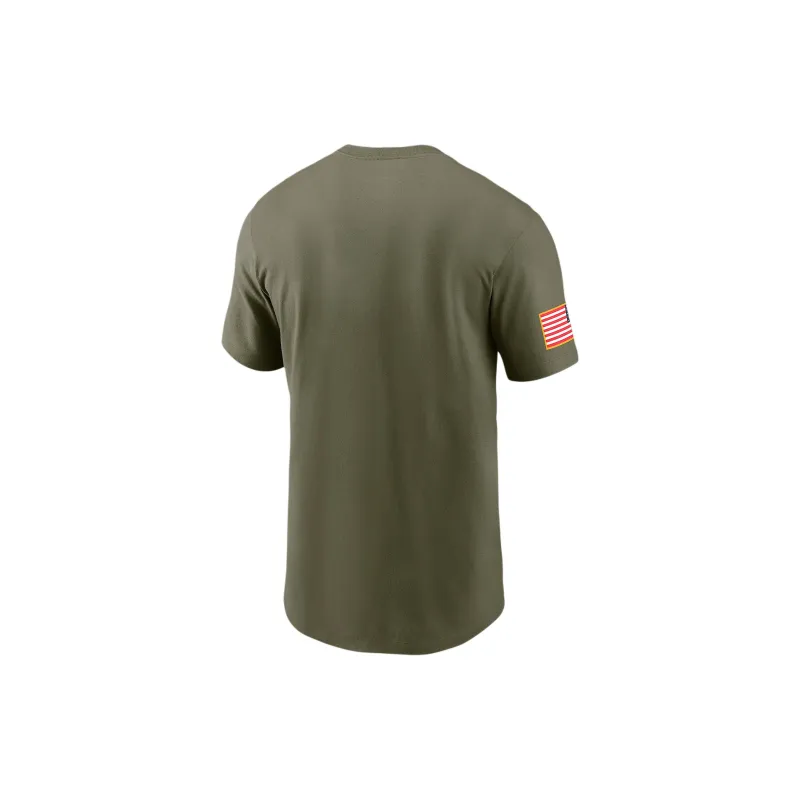 JORDAN Michigan Wolverines Military Appreciation Team Issue Men's JORDAN Brand Dri FIT College T Shirt-1
