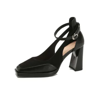 Than Than Me Chunky Heel High Heels Women's