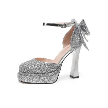 Than Than Me Chunky Heel High Heels Women's
