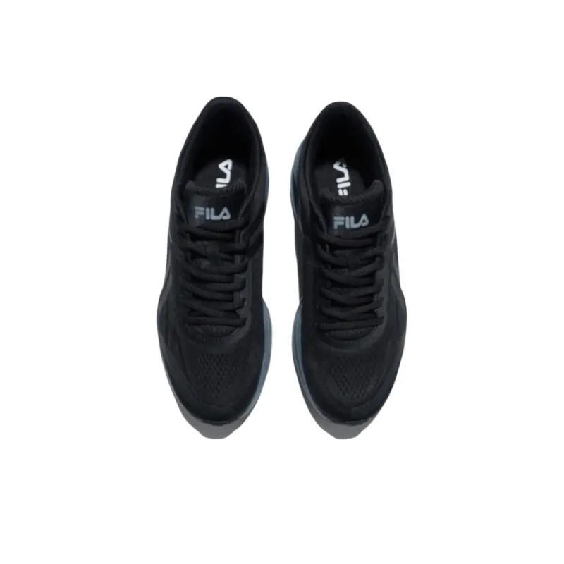FILA Slip-Resistant Low-Top Running Shoes Unisex Black-2