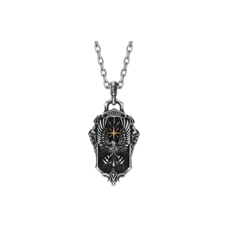 ROCK&RIDE 925 Sterling Silver Charm/Pendant Men's-1