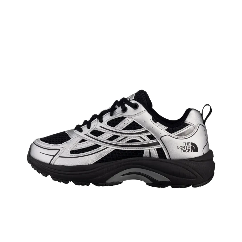 THE NORTH FACE SUPER KICKS 2 Anti Slip Wear Resistant Low Top Casual Shoes Unisex Black Silver-0