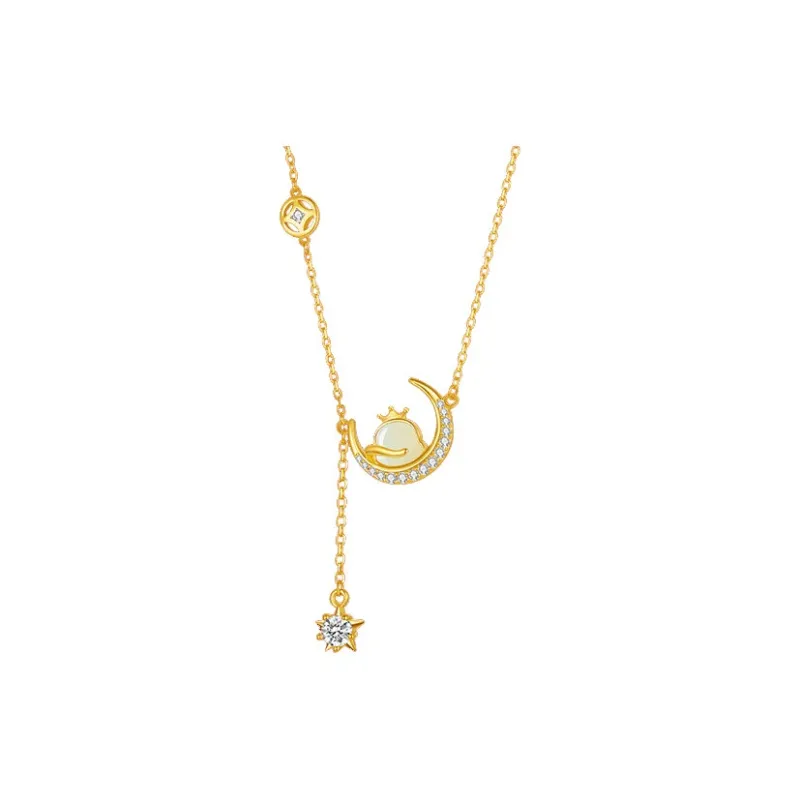 Happy Tide S925 Silver Necklaces Women's-0