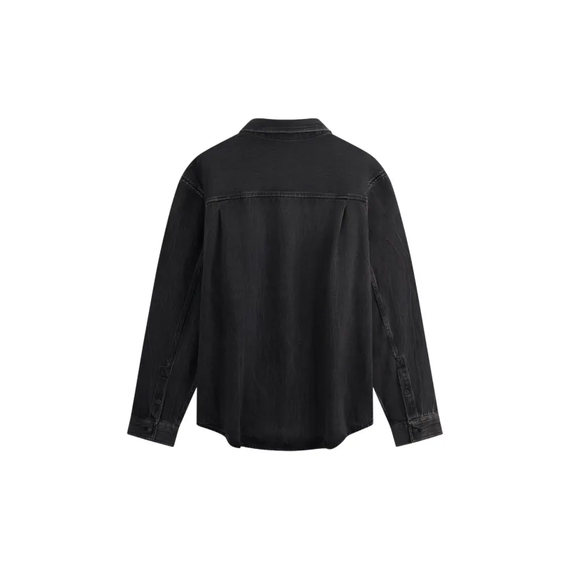 CALVIN KLEIN Shirt Men's Denim Black-1