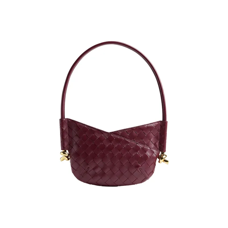 Bottega Veneta Sheepskin Handbag Mini Women's Barolo Burgundy-0