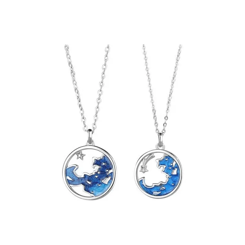 CHINA GOLD S925 Silver Necklaces Unisex-8