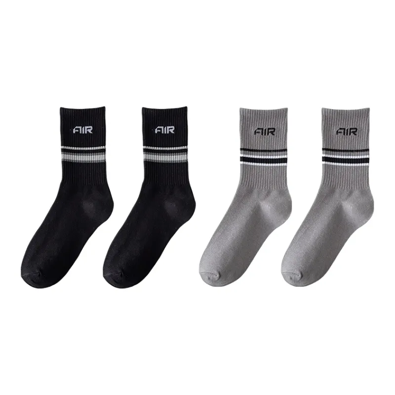 Cotton Gene Mid Calf Socks Unisex Combo Set-3