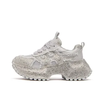 KEDDO Cheese Non Slip Height Increasing Low Top Chunky Sneakers Women's