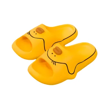 Yunpo Home Women's Slippers Squashy And Bouncy Feeling Slippers Cute Little Yellow Duck Home Slippers