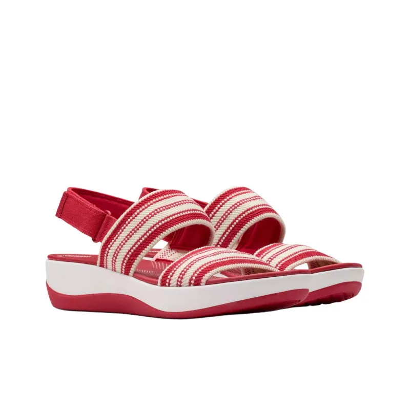 Clarks Arla Stroll Strap Sandals 4cm Women's Red-2