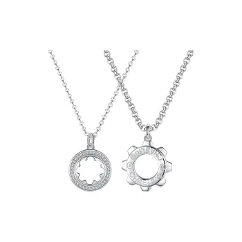 ZUOHUO S925 Silver Necklaces Unisex
