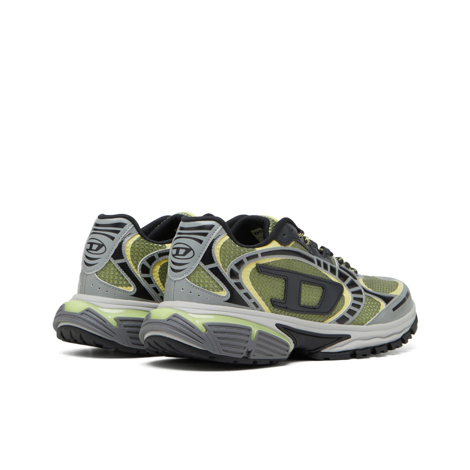 ■DIESEL■S-Pro-V-Dense Low スニーカー Women's S-Pro-V-Dense-Metallic mesh sneakers with Oval D