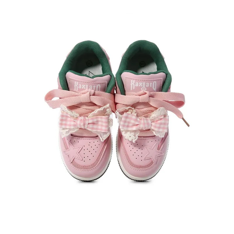Lovely You Wear-resistant And Lightweight Low-Top Skateboard Shoes Women's-30