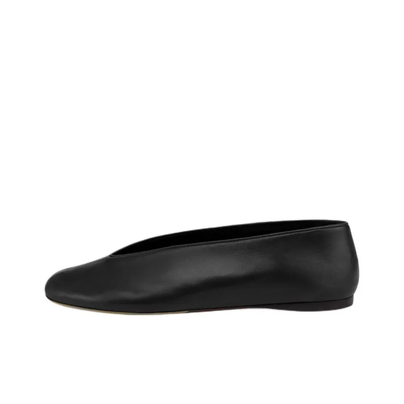 MOSCHINO Almond Toe Ballerina Shoes Women's-0