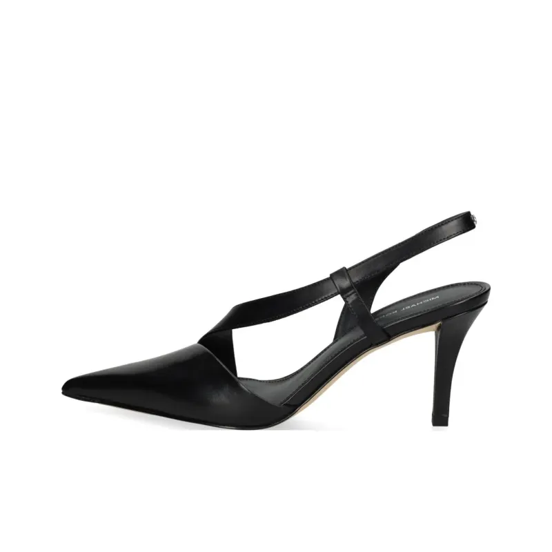 MICHAEL KORS Jaida Slim Heel High Heels 8cm Women's Black-0
