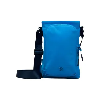 Lululemon Nylon Crossbody Bag Unisex Swimming Pool Blue