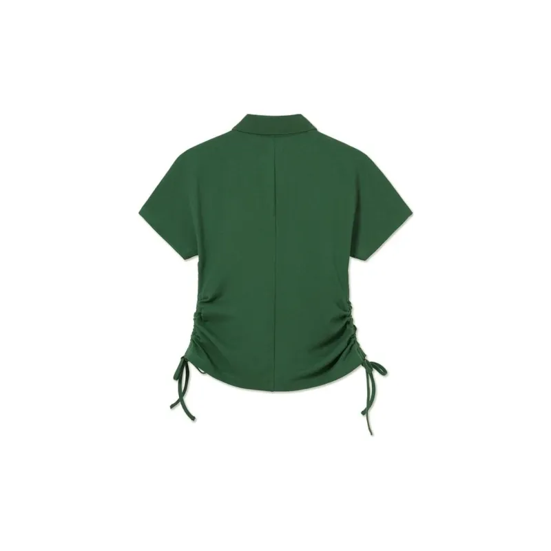 LACOSTE SS25 Polo Shirt Women's Crocodile Green-1
