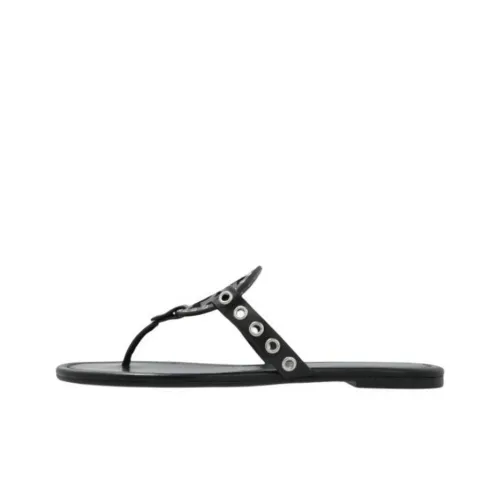 TORY BURCH Miller Flip Flops Women's Black
