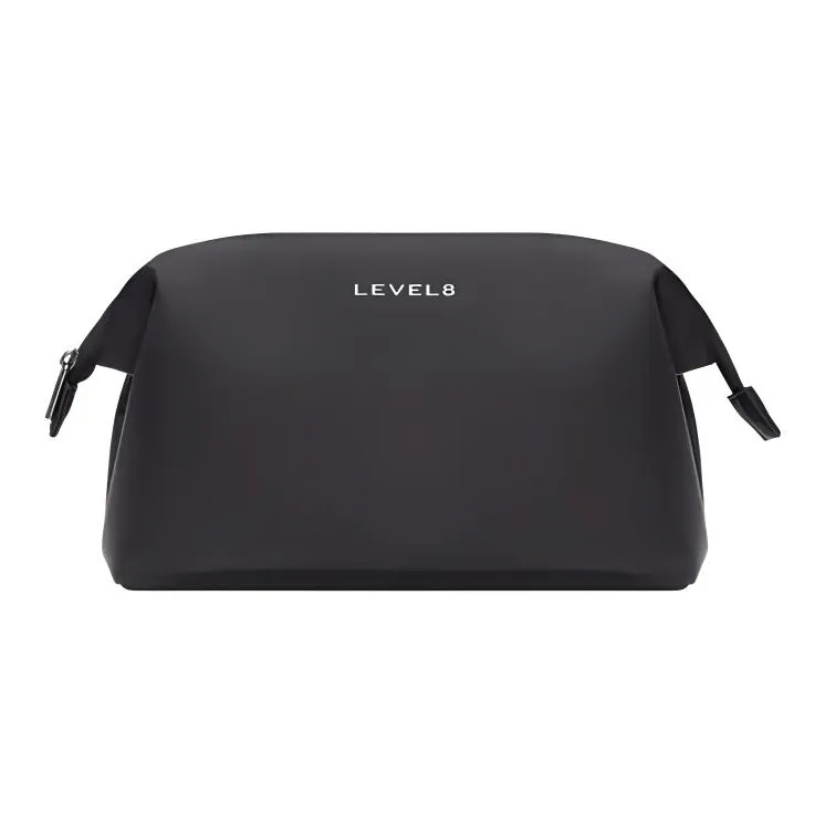 LEVEL8 Polyester Makeup Bag Small Size Unisex Black-0