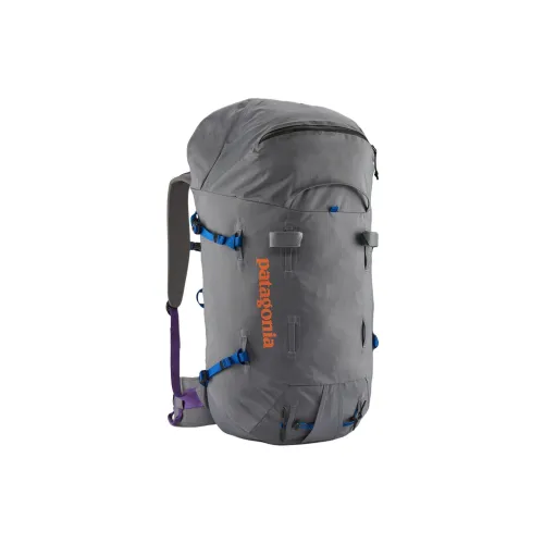 Patagonia Recycled Materials Outdoor Hiking Bag Backpacks Men's Light Gray