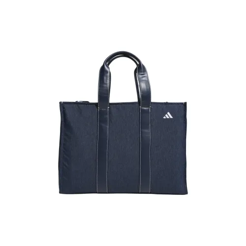 Adidas Recycled Polyamide Tote Bag Shopping Bag Shoulder Bag Handbag Large Size Women's Navy