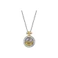 Flying Goose Brings Good News Pendant (Silver Chain)