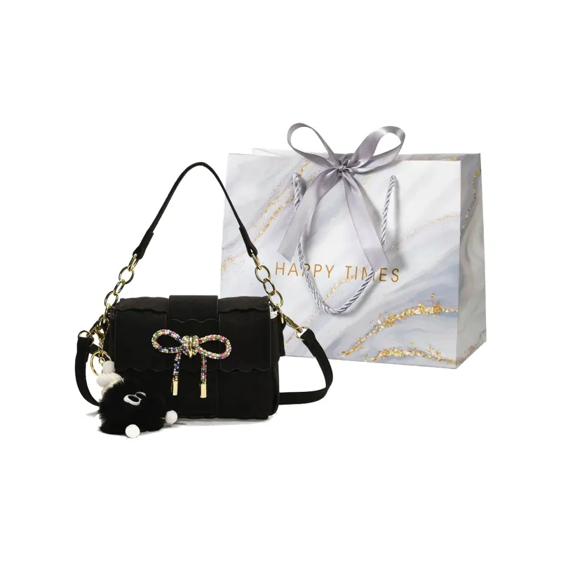 Miss Angel PU Handbag, Crossbody Bag, Shoulder Bag Women's Black Pink White Silver-5