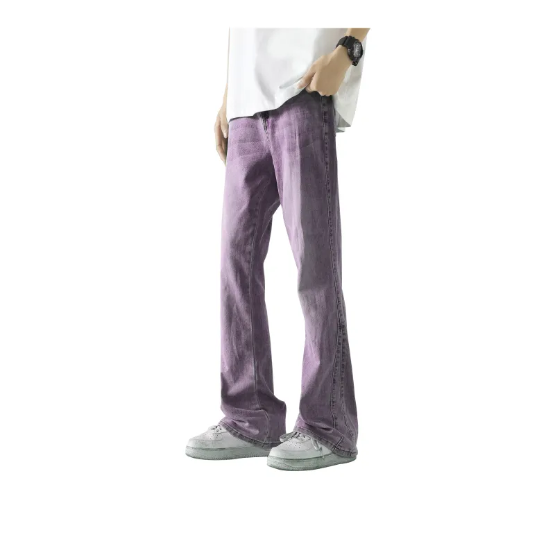 WELTER EXPERIMENT Classic Jeans Style Unisex Vintage Blue Tone-132