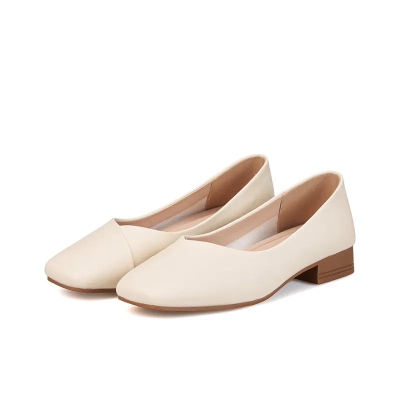 Joy&Mario Casual Single Shoes Women's Beige-1