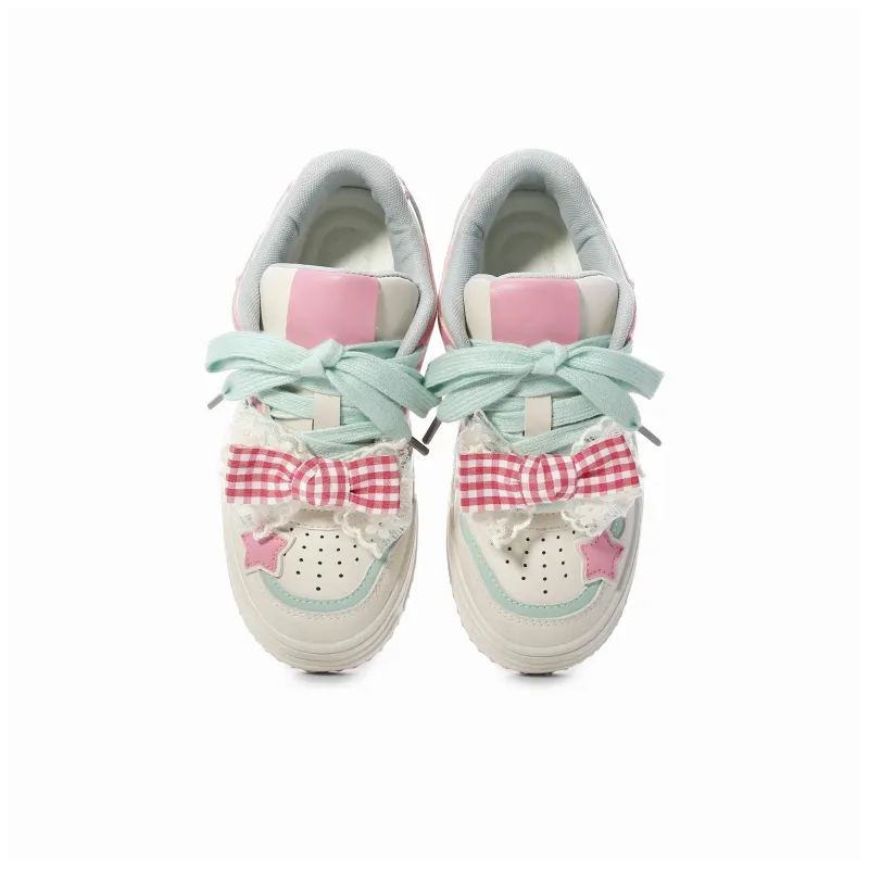 KAAVER OTTO Skateboard Shoes Women's Low Top White-21