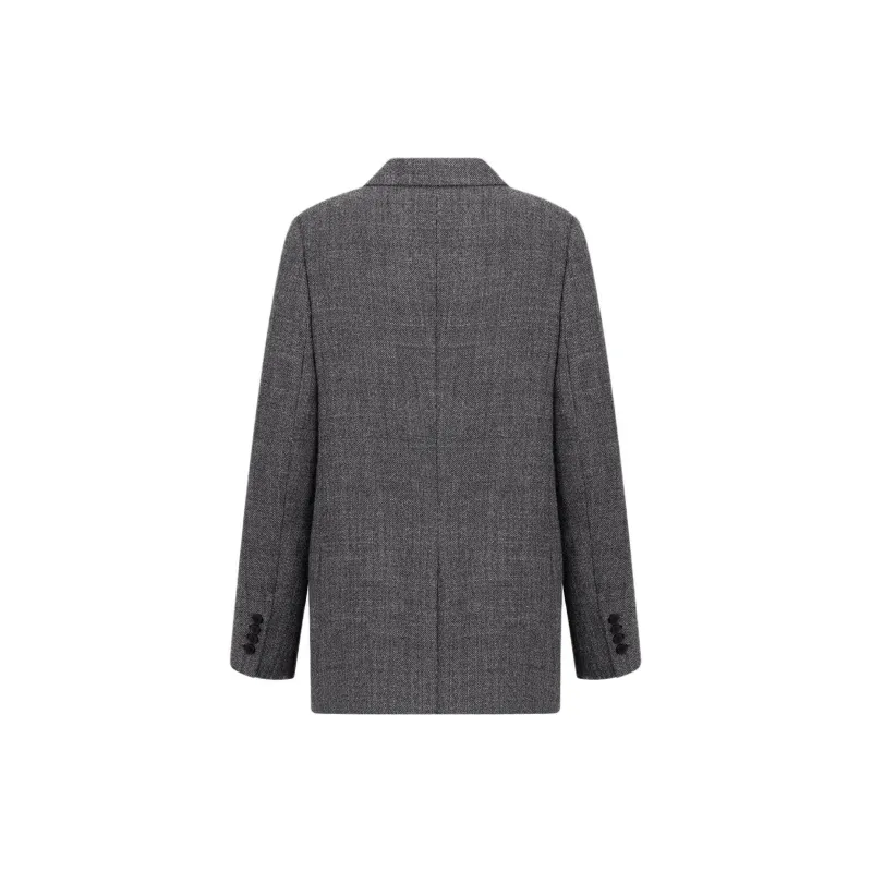 DIOR SS25 Spring Summer Ready to Wear Collection Business Suit Coat Women's Gray-1