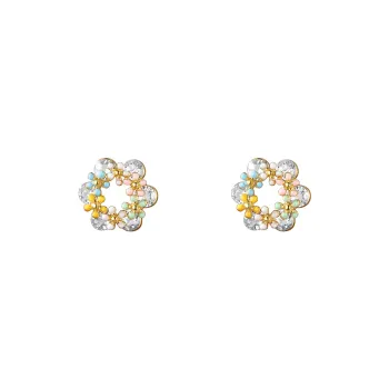 GIFT&CO 999 Fine Silver Stud Earrings Women's