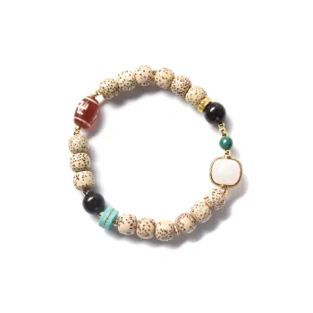 Abby's Wonderland Star Moon Bodhi Seeds Bracelets Unisex
