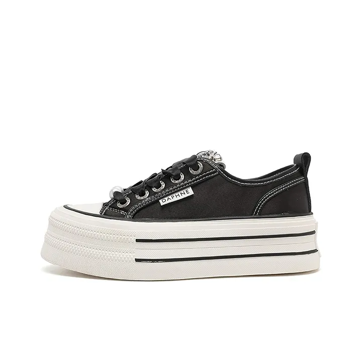 DAPHNE Anti-Slip Wear-Resistant Low-Top Skateboard Shoes Women's-0