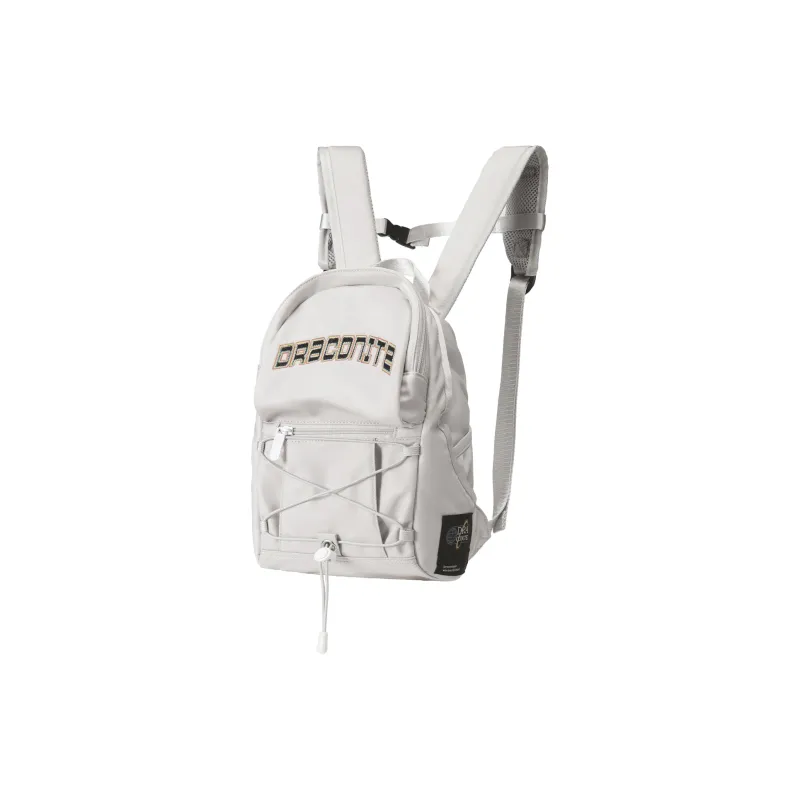 QRST Polyester Backpack Unisex Gray/Pink-1