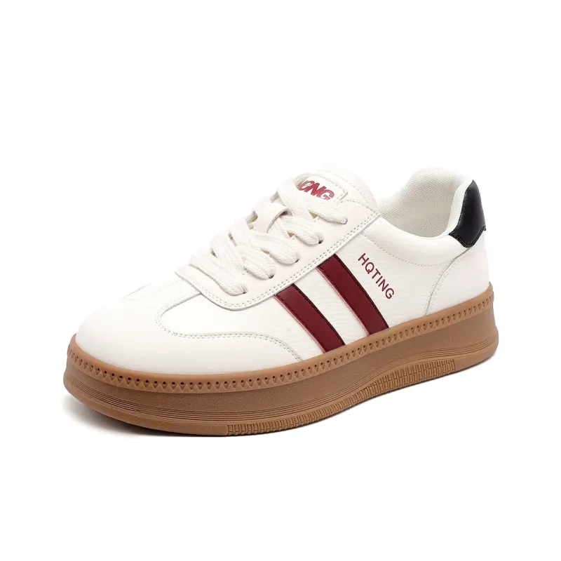 RED DRAGONFLY Low Top Skateboard Shoes Women's-1
