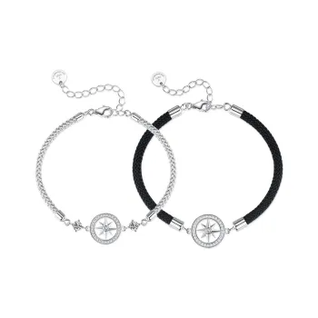 P&N S925 Silver Bracelets Unisex