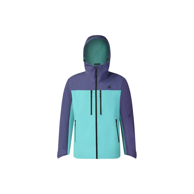 FILA Windbreaker Jacket Men's Cyan Water Blue-2