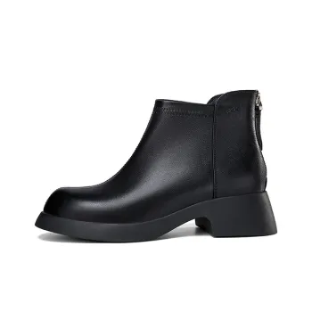 HANG TEN Ankle Boots Women's Black/Beige