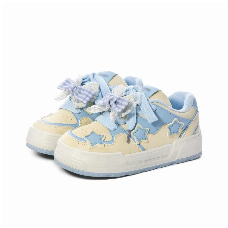 KAAVER OTTO Skateboard Shoes Women's Low Top White-8