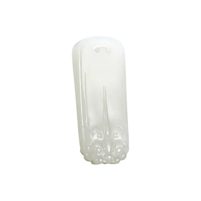 Treasure Pendants White Jade/Pale Greenish White Jade Unisex-0