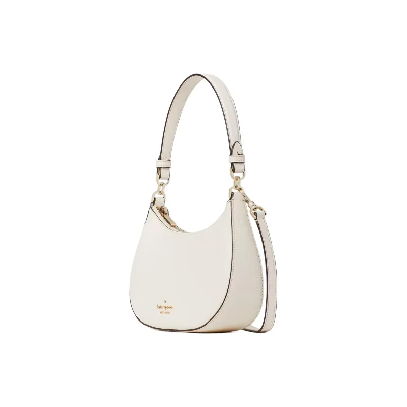 Kate Spade Staci Leather Zip Closure Shoulder Bag Crossbody Bag Women's White-2