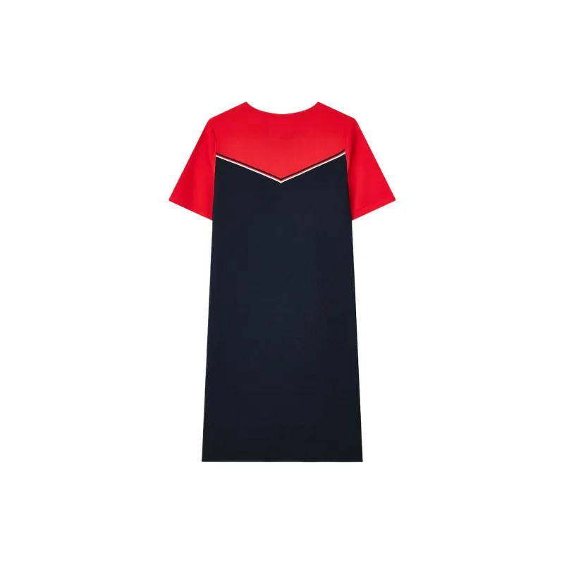 FILA Modern Short Sleeved Dress Women's Legend Red-1