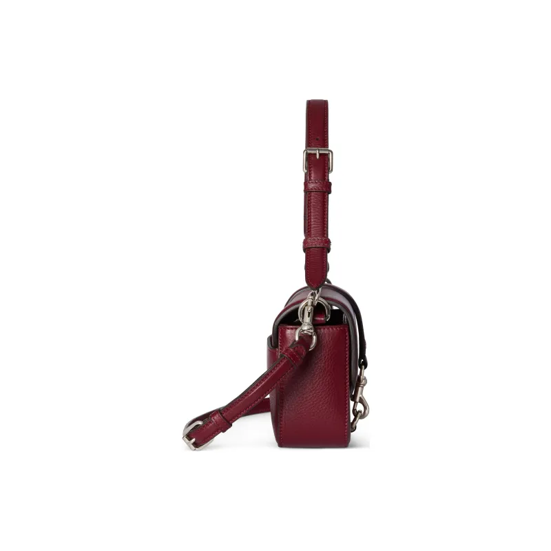 GUCCI Leather Shoulder Bag, Crossbody Bag, Handbag Trumpets Women's Ancora Red-2