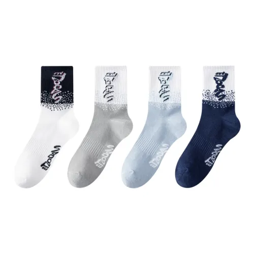 MIIOW Knee-High Socks Unisex 4 Pack