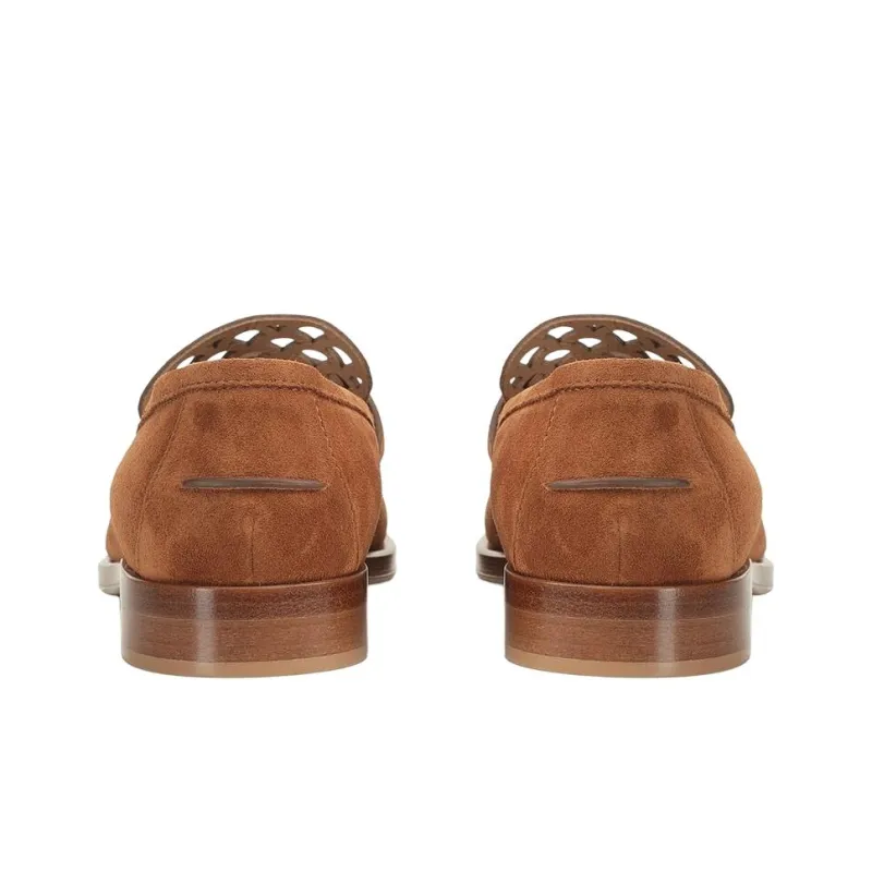 SERGIO ROSSI Sr Mermaid Loafers Women's Brown-4